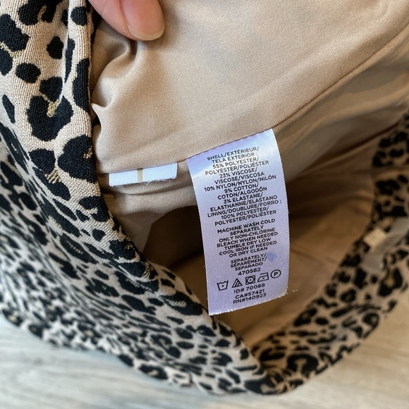 LOFT | leopard print mini skirt | size 6 - Picture 7 of 10